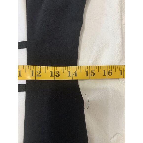 Calvin Klein color block scuba knit sheath dress Size 6P Black White Work Career - Picture 5 of 9